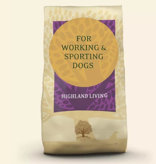 Essential Foods ‘Highland Living’ Working Dog Food – 10kgs