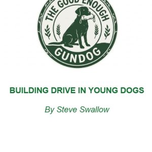 Building Drive In Young Dogs